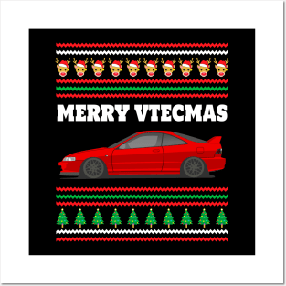 Merry Vtecmas Red Integra Posters and Art